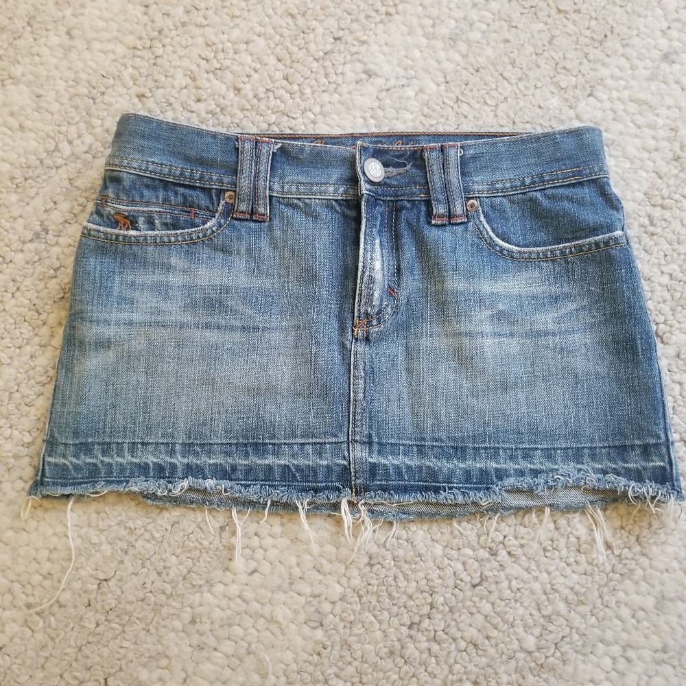 Abercrombie and Fitch denim mini skirt